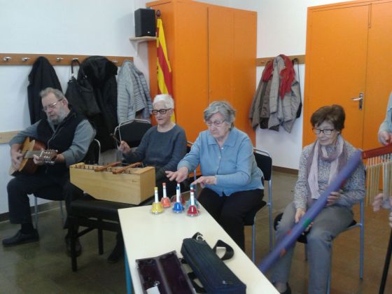 Sessió de música amb la gent gran 2017